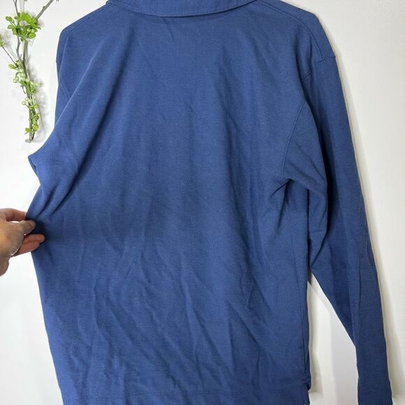 Patagonia Navy Blue Collared Long Sleeve Shirt - Picture 9 of 10